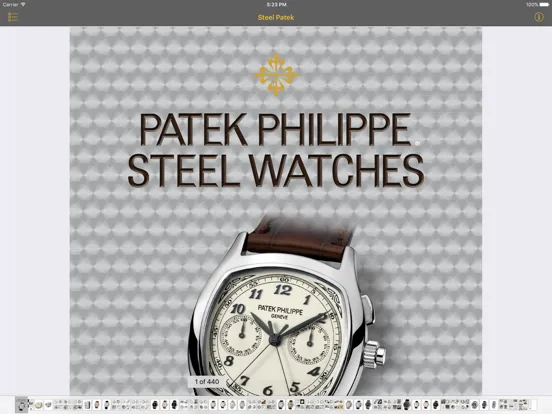 Capturas de pantalla de Patek Steel iPad 