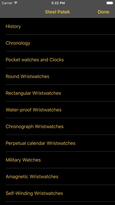 Capturas de pantalla de Patek Steel