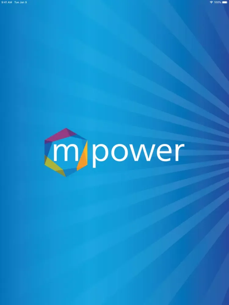 Capturas de pantalla de 2019 mPower Conference iPad 