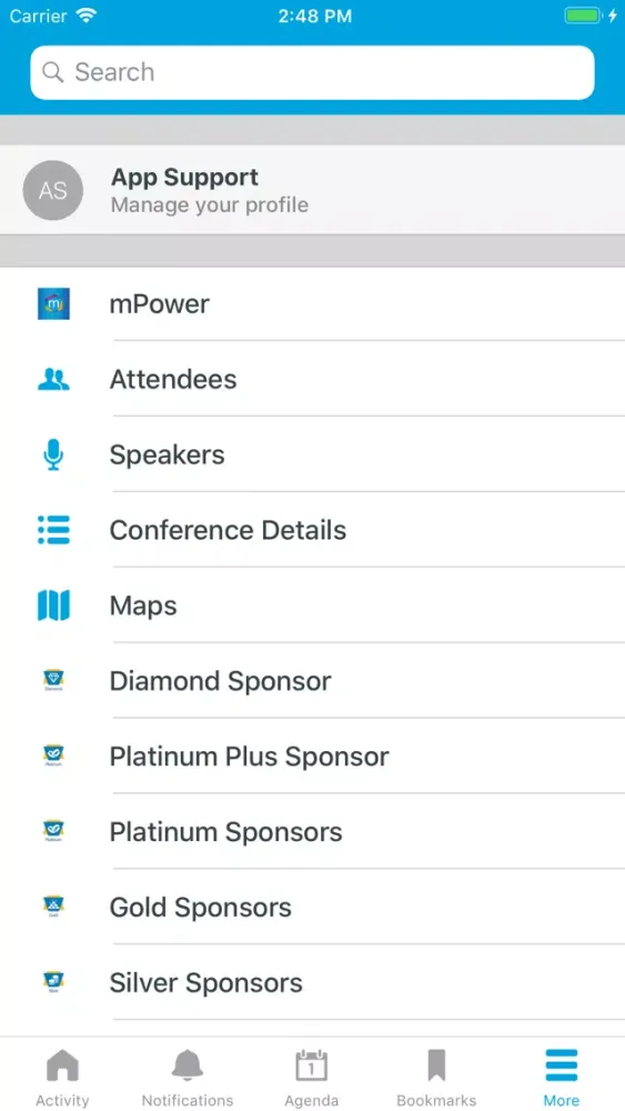 Capturas de pantalla de 2019 mPower Conference
