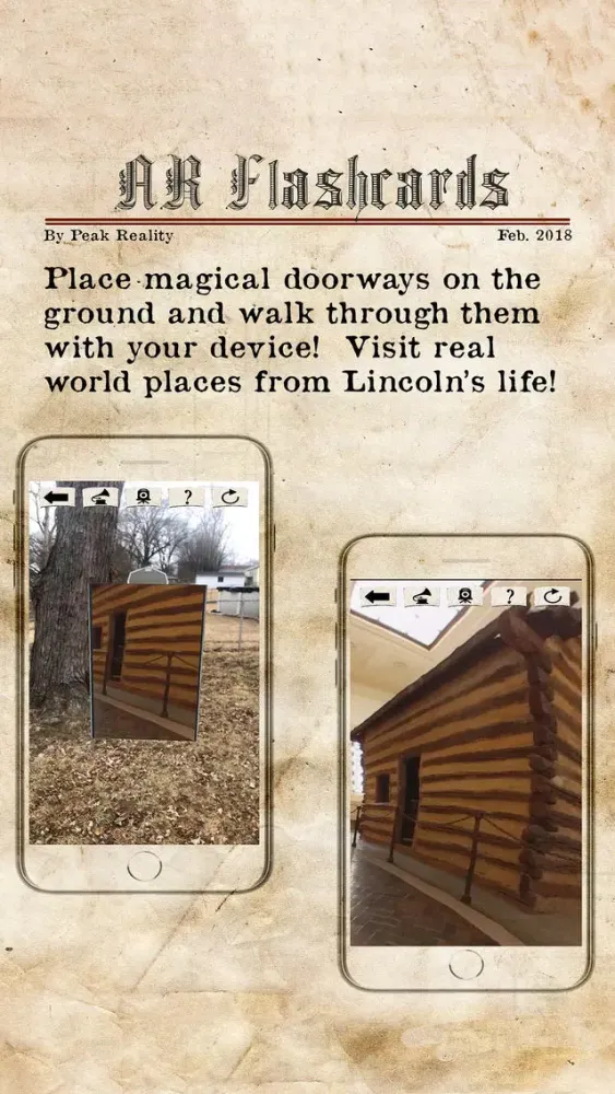 AR Flashcards Abraham Lincoln Ekran Görüntüleri
