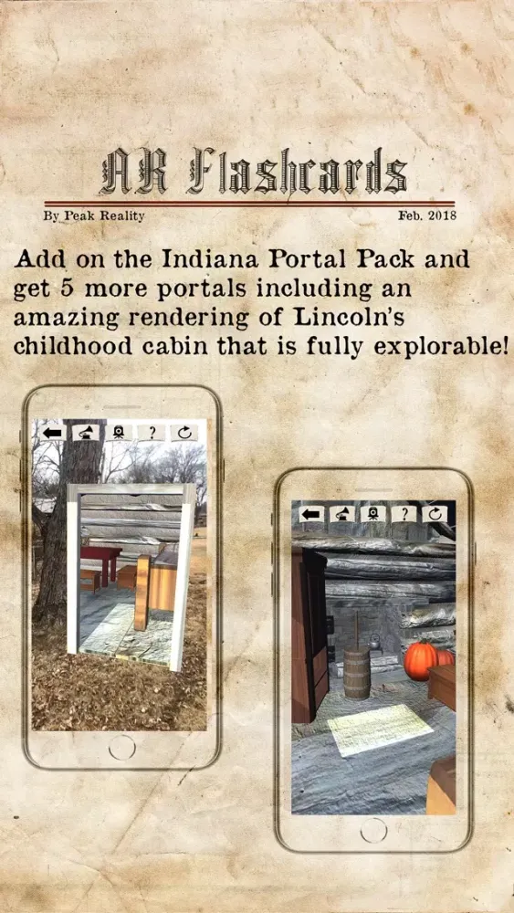 AR Flashcards Abraham Lincoln Ekran Görüntüleri