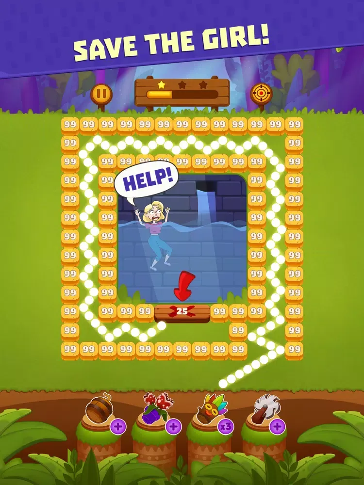 Breaker Rescue: Bricks & Balls iPad  스크린샷