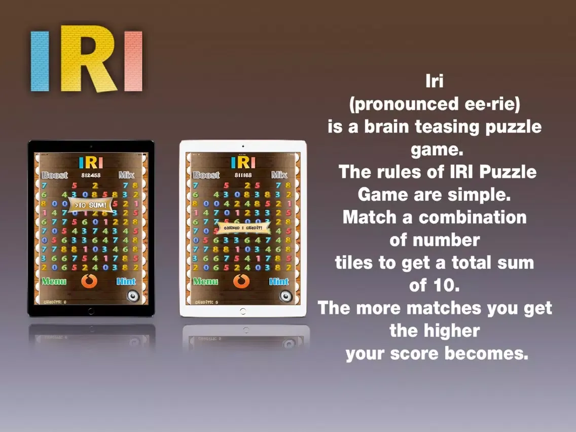 IRI (ee-rie) iPad  Screenshots