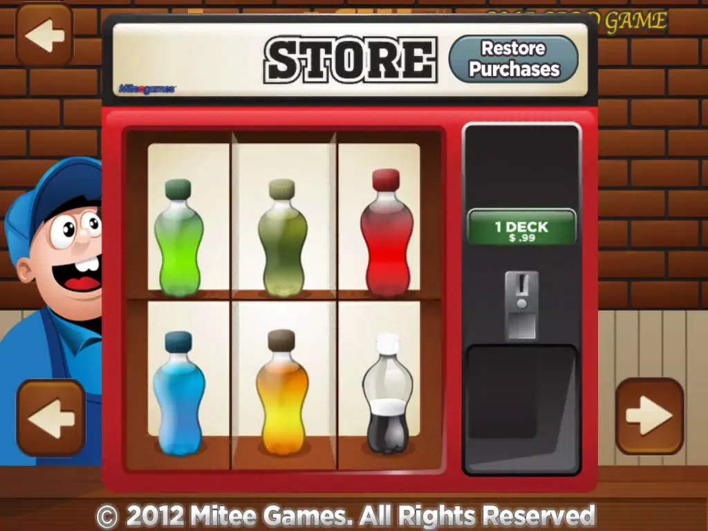 Capturas de pantalla de short fill cola card game iPad 