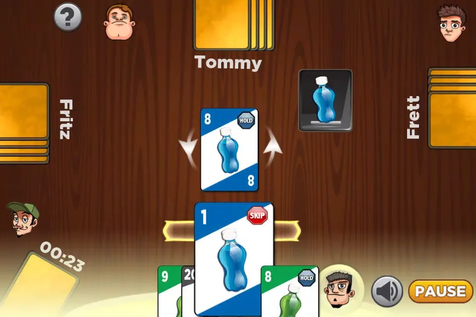 Capturas de pantalla de short fill cola card game