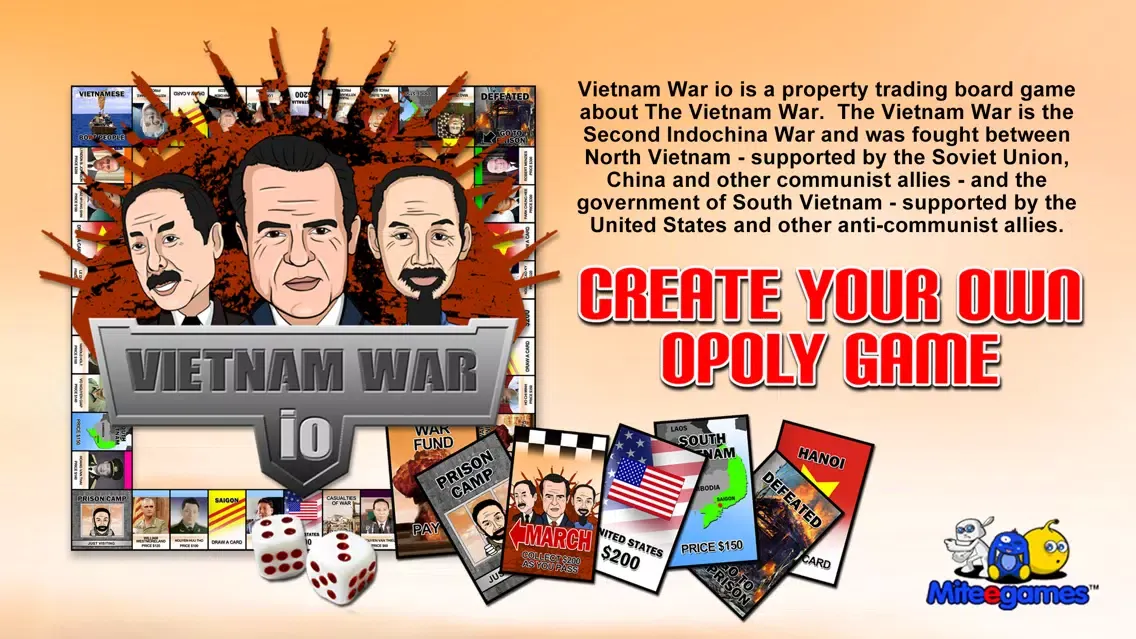 Capturas de pantalla de Vietnam War io (opoly)