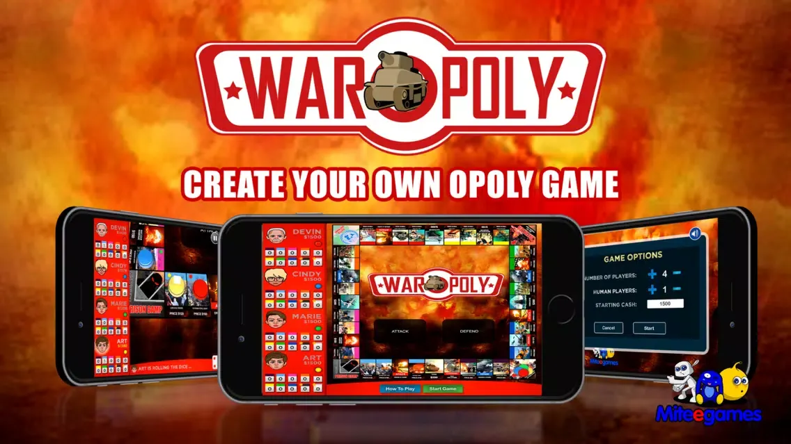 Zrzuty ekranu Waropoly