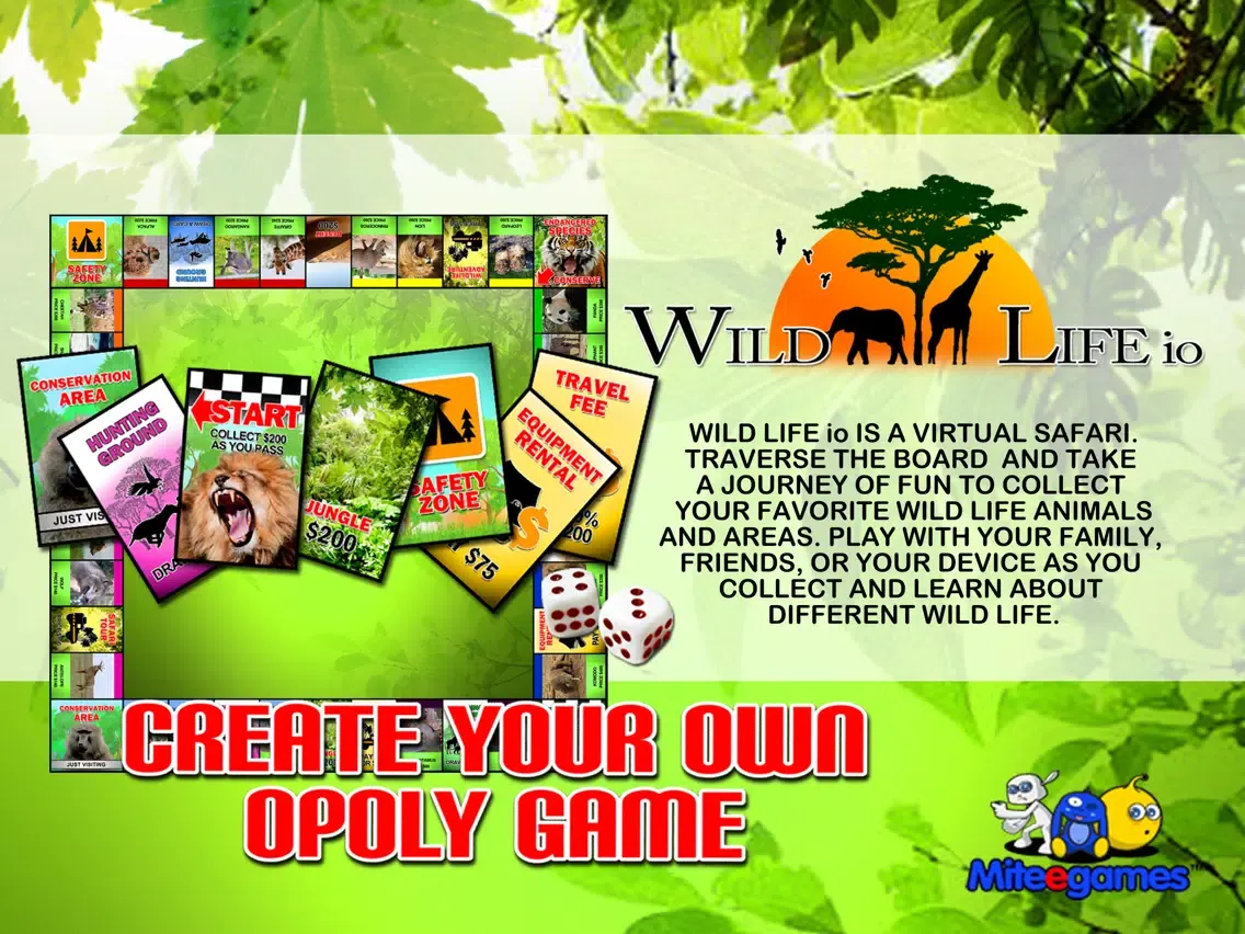 Tangkapan skrin Wild Life io (opoly) iPad 