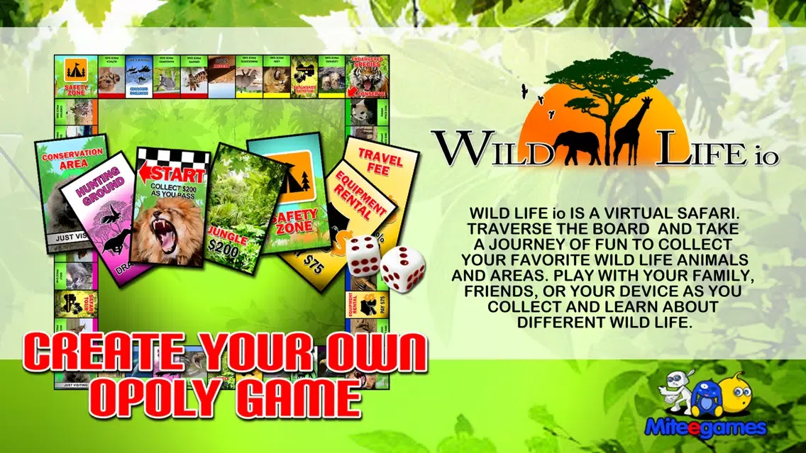 Tangkapan skrin Wild Life io (opoly)
