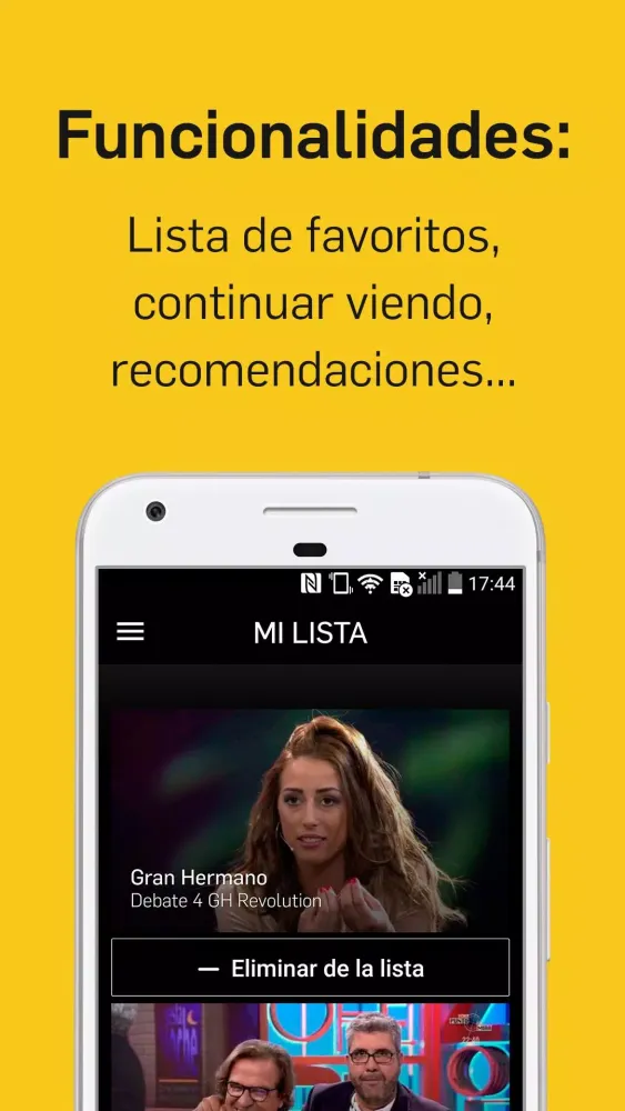 Ảnh chụp màn hình của Mitele - Mediaset Spain VOD TV