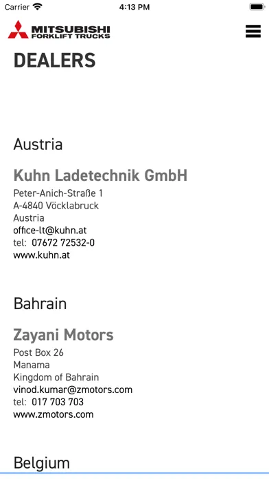 Mitsubishi Showcase Screenshots