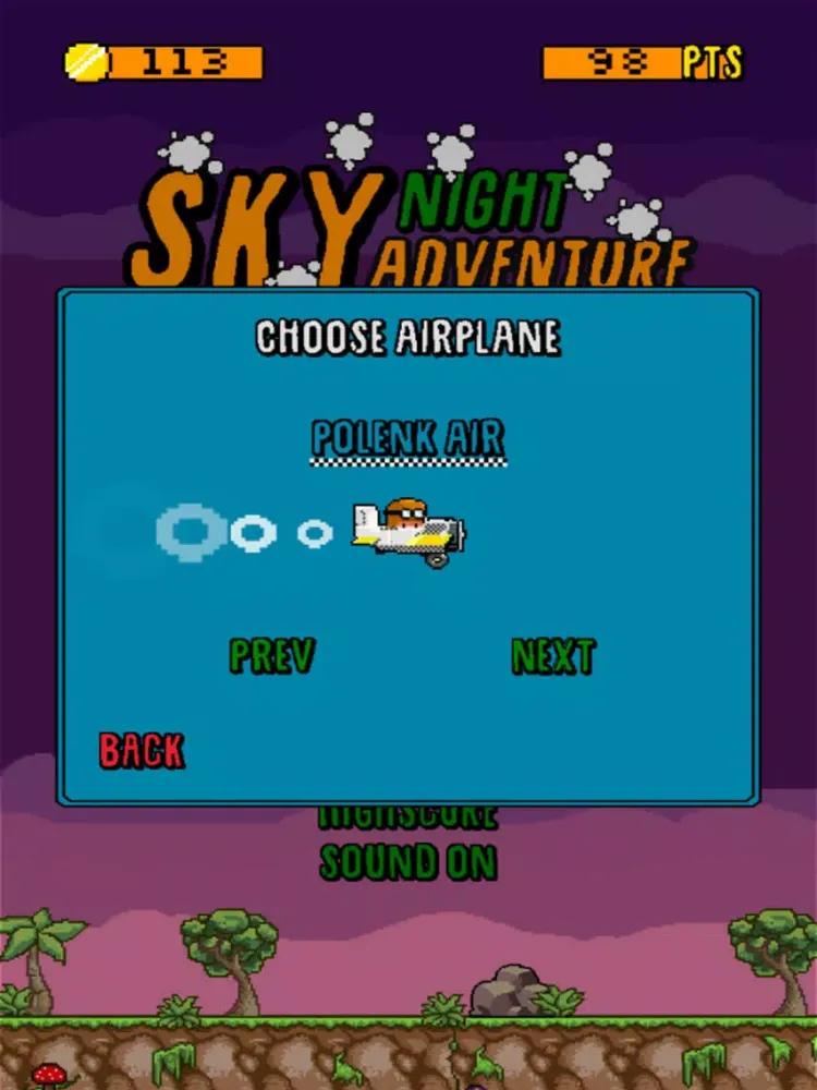 Sky Night Adventure iPad 應用截圖