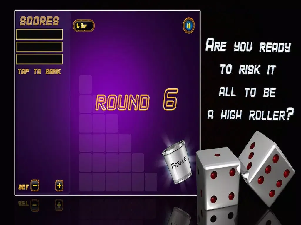 Ảnh chụp màn hình của Addict Farkle - Deluxe Vegas Solo Free Casino Game iPad 