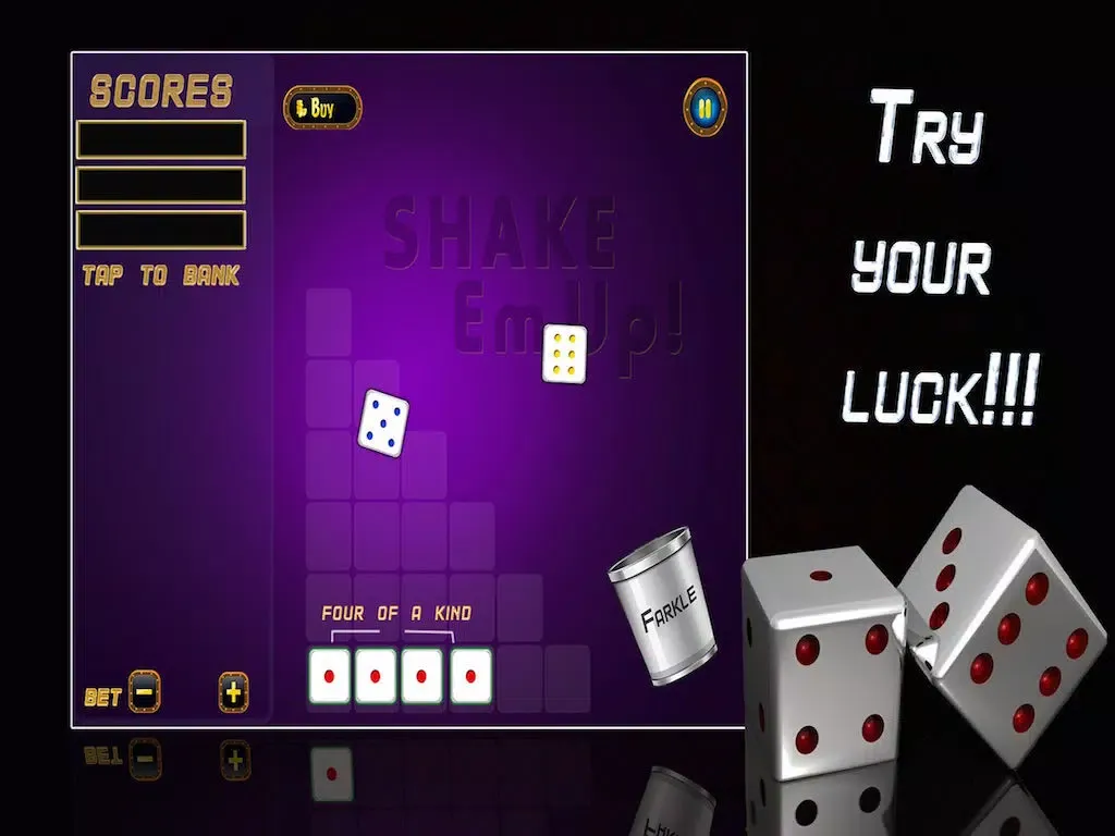 Ảnh chụp màn hình của Addict Farkle - Deluxe Vegas Solo Free Casino Game iPad 