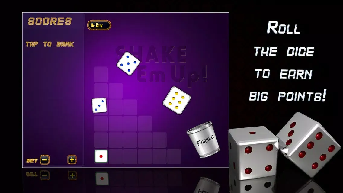 Ảnh chụp màn hình của Addict Farkle - Deluxe Vegas Solo Free Casino Game