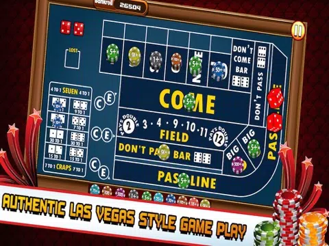 Place your Bets Craps iPad  Screenshots