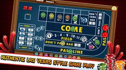 Place your Bets Craps Screenshots