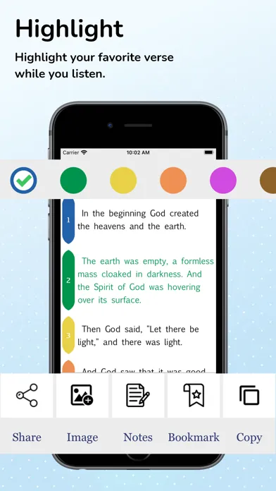 Capturas de pantalla de Good News Bible (GNB) - Audio