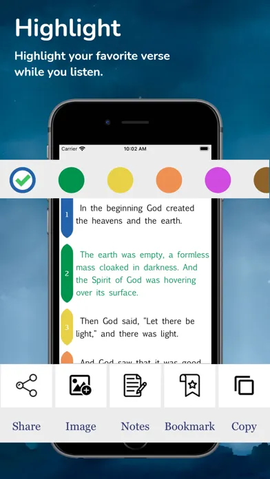 Holy Bible Message Bible (MSG) Screenshots