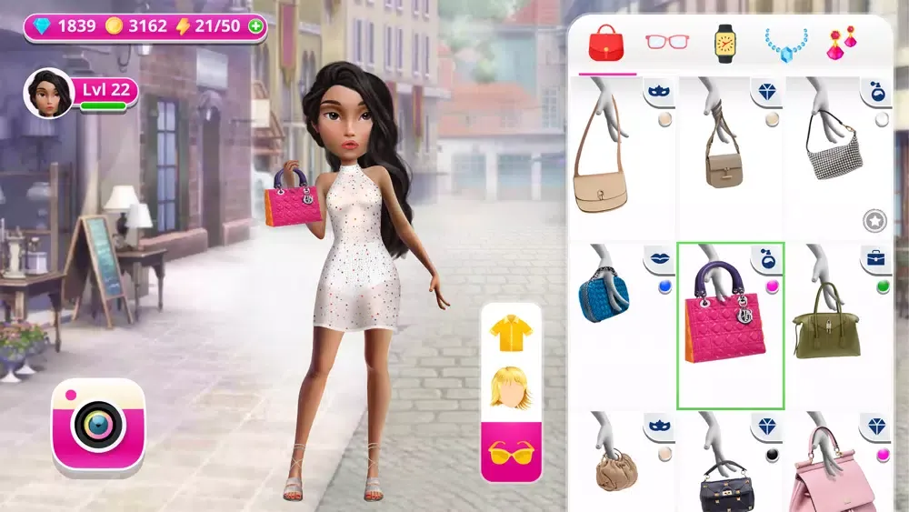 ภาพหน้าจอของ iDolly Top Blogger: Dress Up