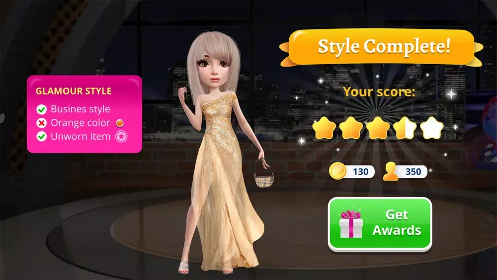 ภาพหน้าจอของ iDolly Top Blogger: Dress Up