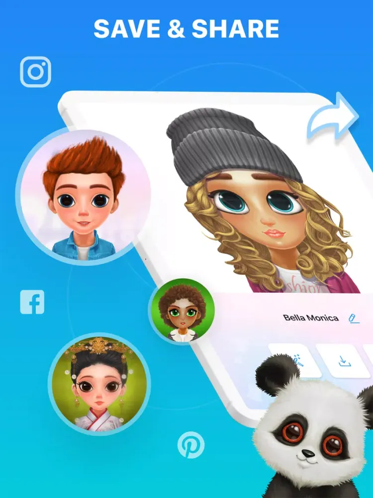 Capturas de pantalla de Avatar Maker Character Creator iPad 