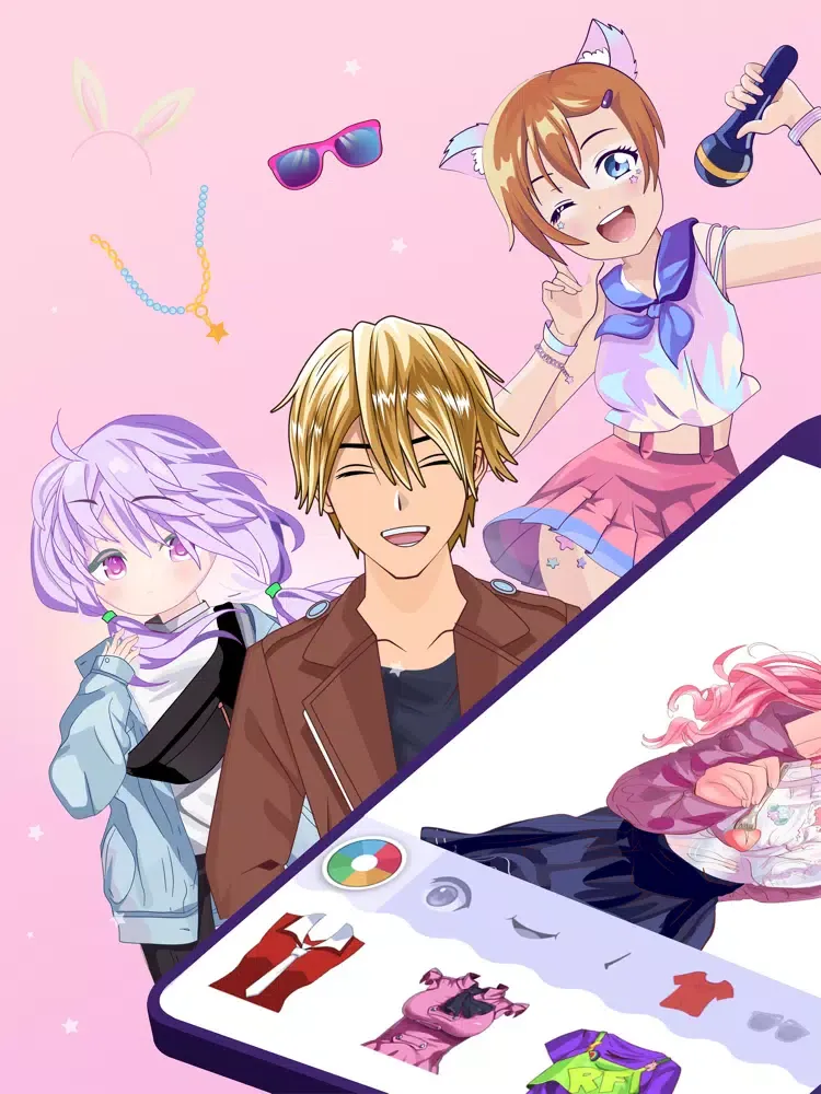Anime Avatar Maker iPad  스크린샷