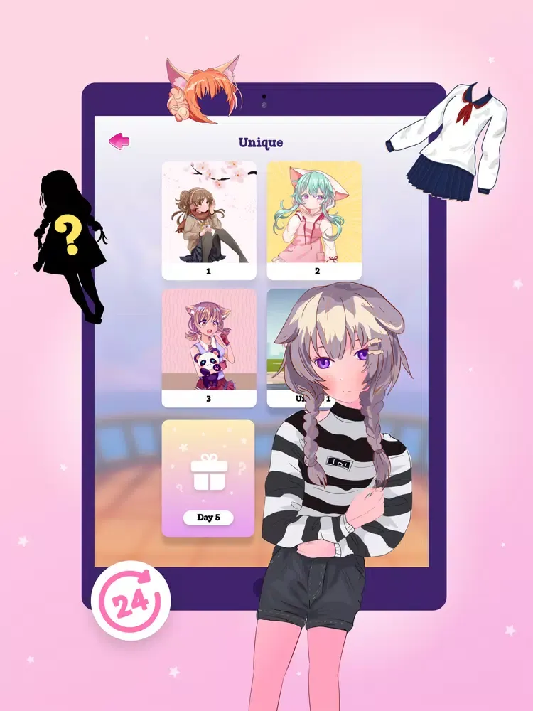 Anime Avatar Maker iPad  스크린샷