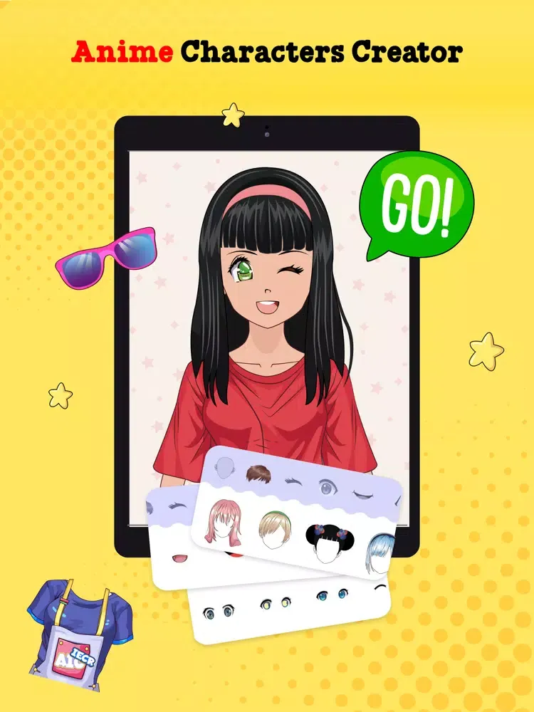 Anime Avatar Maker iPad  스크린샷