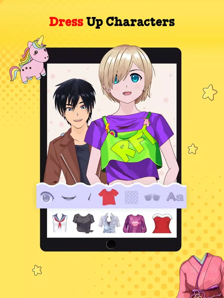 Anime Avatar Maker iPad  스크린샷