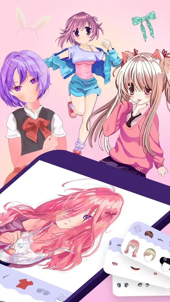 Anime Avatar Maker 스크린샷