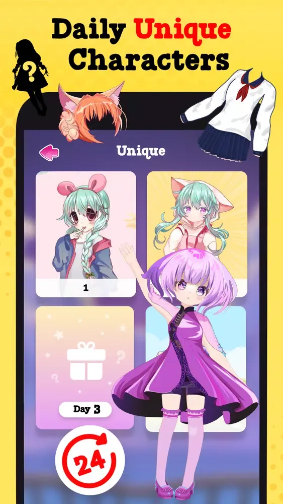 Anime Avatar Maker 스크린샷