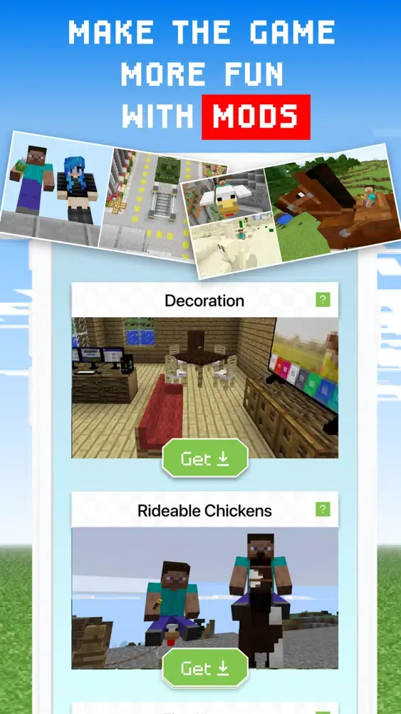 Skins Mods Maps for Minecraft! স্ক্রিনশট