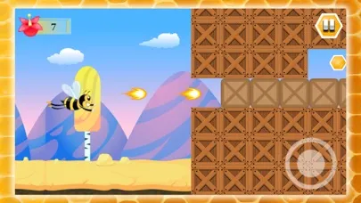 Flying Bee Honey Action Game 스크린샷