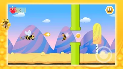 Flying Bee Honey Action Game 스크린샷