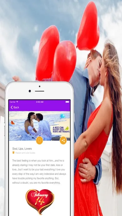 Capturas de tela do Love Quotes Romantic Sayings Greeting and Wishes