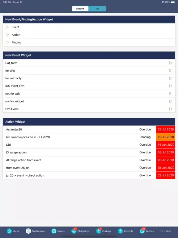 CMO Compliance V18 iPad  स्क्रीनशॉट