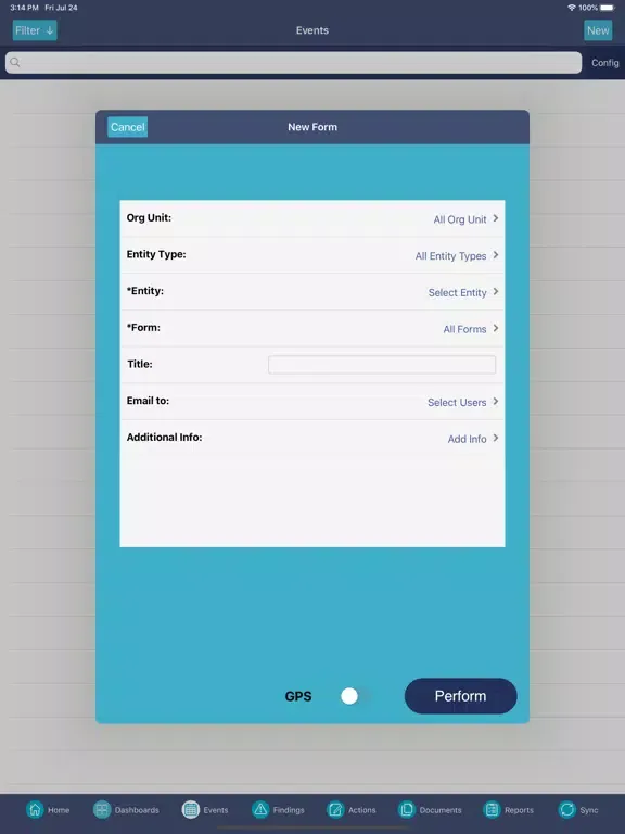 CMO Compliance V18 iPad  स्क्रीनशॉट