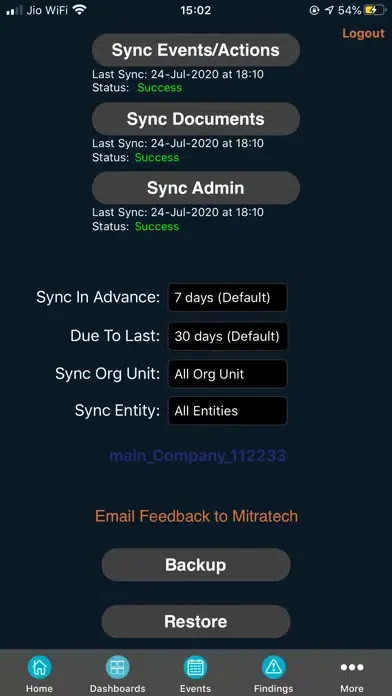 CMO Compliance V18 स्क्रीनशॉट