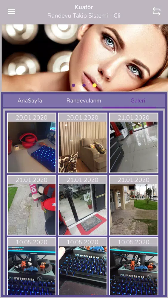 تصاویر Kuafor Randevu Takip - CLI