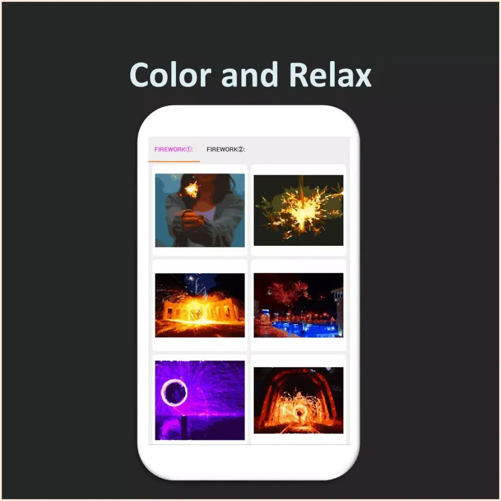 Color by Number - firework Screenshots