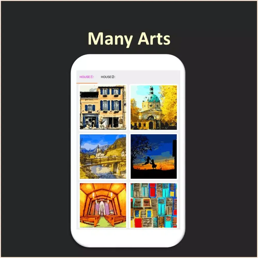 Color by Number - house应用截图