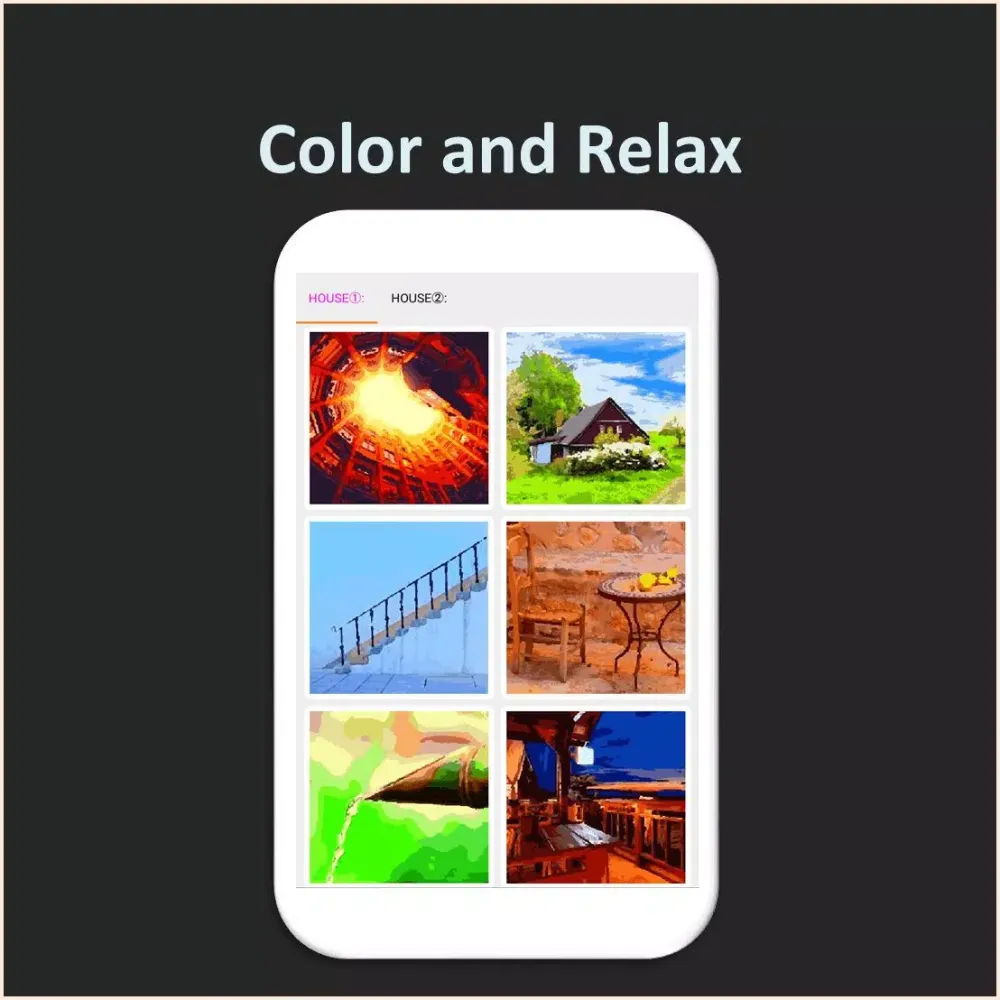 Color by Number - house应用截图