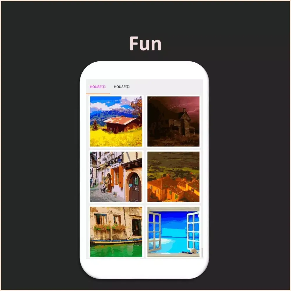 Color by Number - house应用截图