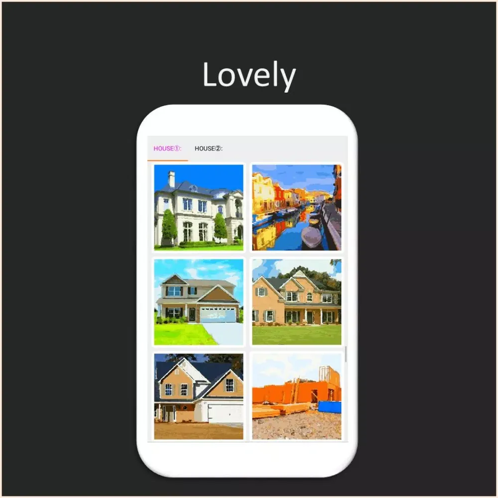 Color by Number - house应用截图