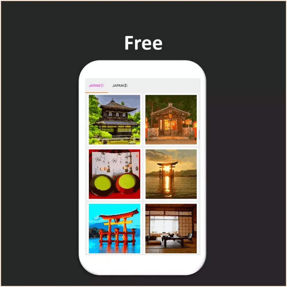 Color by Number - japan Screenshots
