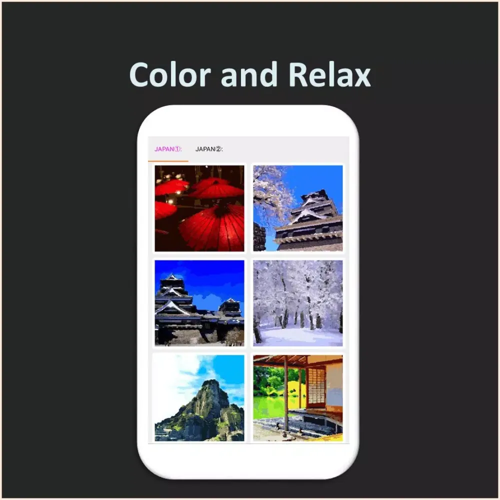 Color by Number - japan Screenshots