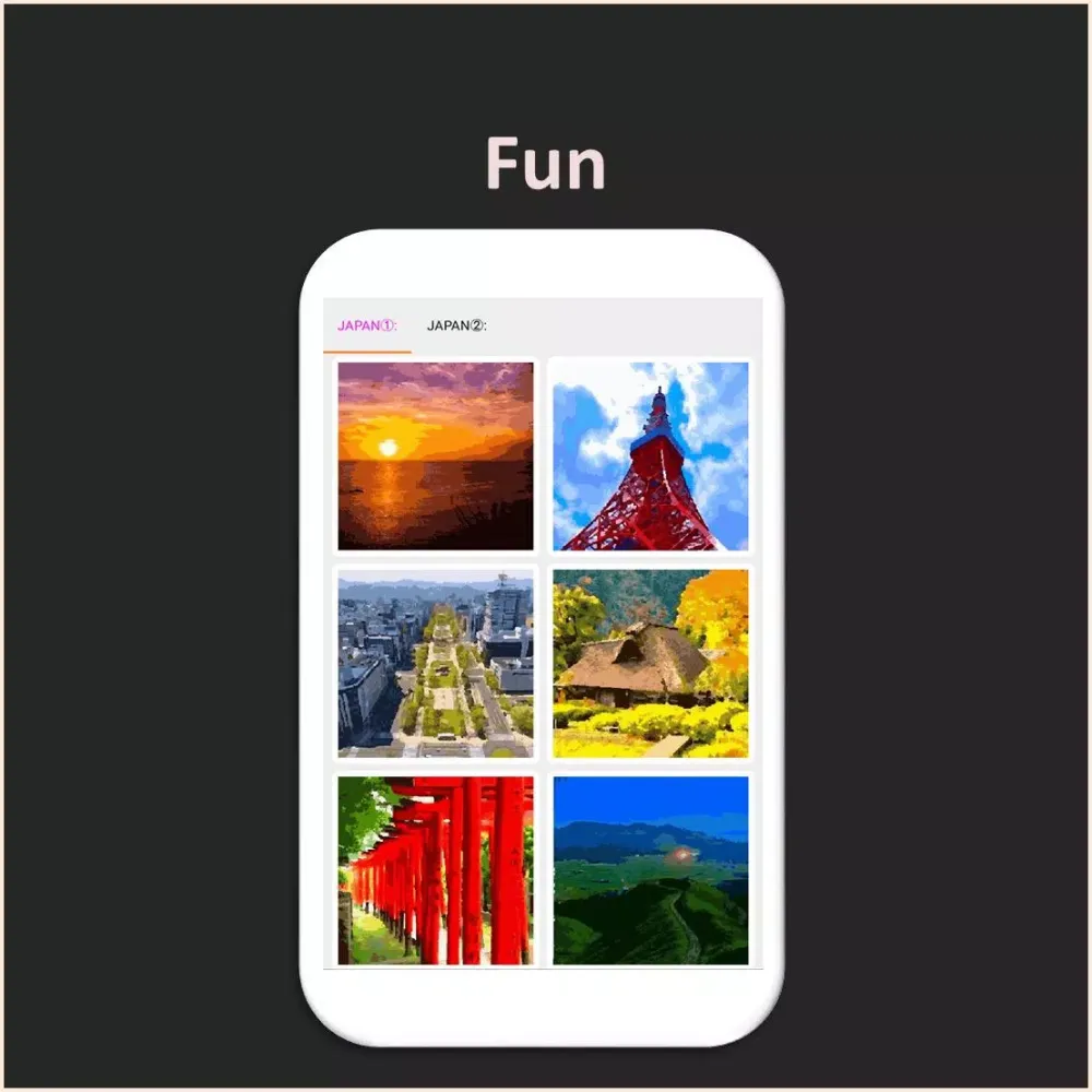 Color by Number - japan Screenshots