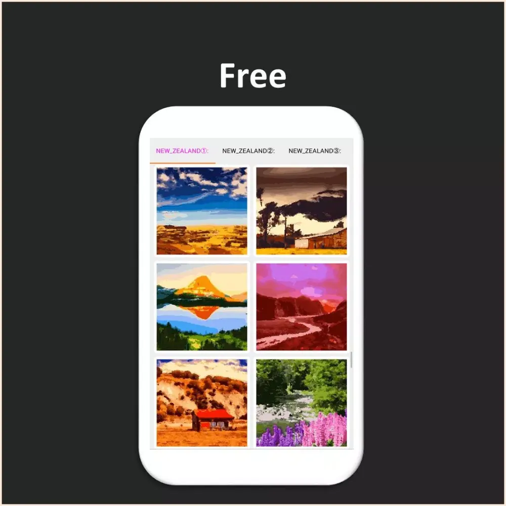 Screenshot di Color by Number - new_zealand